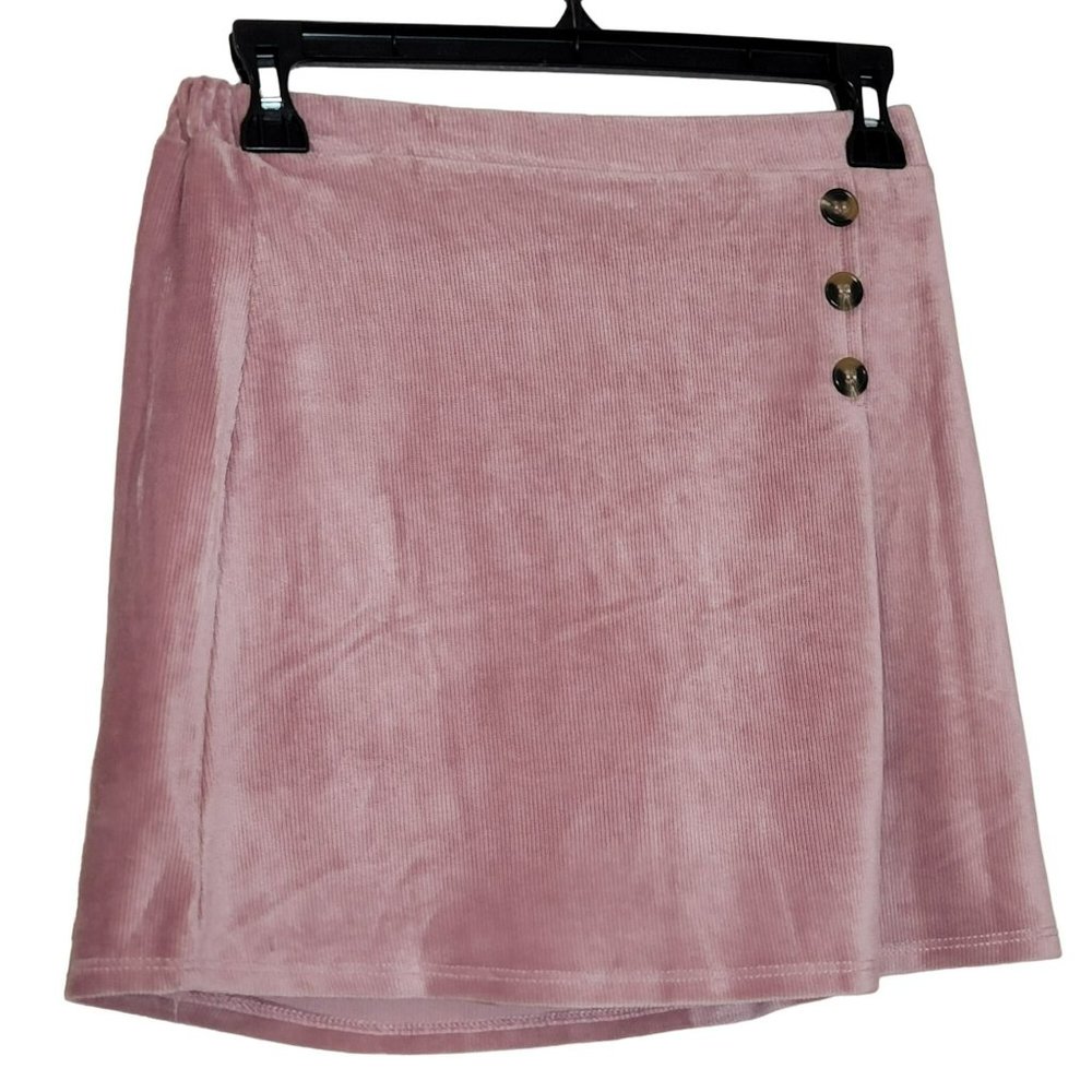 ally b Girl's Size Large, Rose Ribbed Short Skort, Chennile Feel, **NWT**